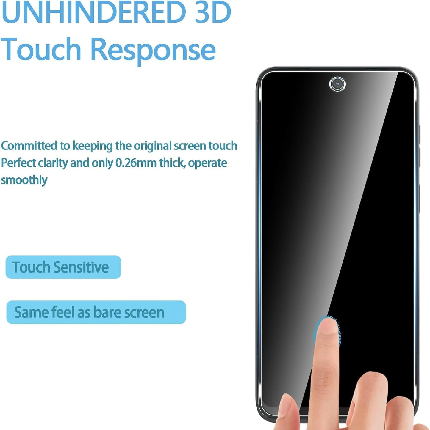 Anoowkoa 2 Pack for Moto G 5G 2024 Screen Protector + [2 Pack] Motorola G 5G 2024 Camera Lens Tempered Glass Protector.9H Hardness.Support Fingerprint Unlock Bubble-Free.Easy Installation