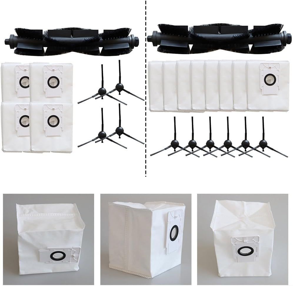 Cleaning Essentials for Verefa L11 Pro - Spazzola laterale principale e sacchetti per la polvere (B)