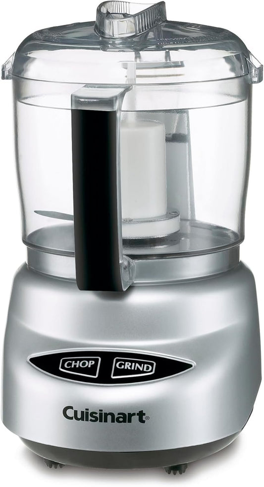 CUISINART DLC-2ABC Mini-Prep Plus Food Processor Brushed Chrome & Nickel, 3 Cup
