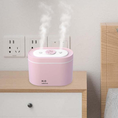 WeiLaiKeQi Air Diffuser Humidifier Diffuser Humidifier Remote Control Premium Quiet Desktop Humidifier Essential Oil Diffuser for SPA, Pink