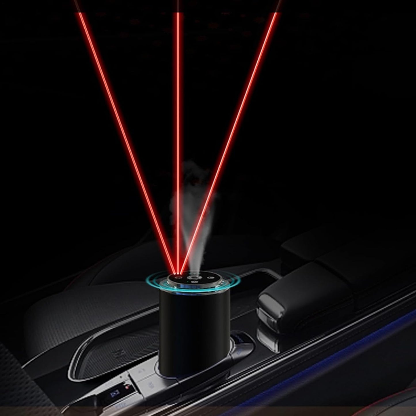 Car Air Freshener - Car Fragrance Diffuser | Smart Auto Air Freshener Projector, Long-Lasting Scent Odor Eliminator, Oil Diffuser With Adjustable Intensity, Car Interior Accessories