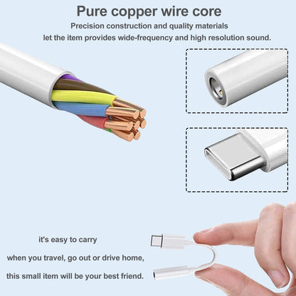 USB C to 3.5mm Headphone Jack Adapter for iPhone 16/16 Pro/15/15 Pro/Pro Max/Plus,2 Pack Type C to Aux Audio Dongle Cable Compatible with iPhone/Pad,Galaxy S23/S22/S21/Ultra Note,Pixel/OnePlus/MacBook