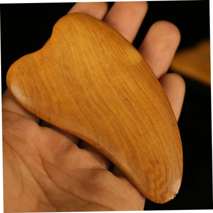 WOFASHPURET 2sets 4pcs Wooden Scraper for Facial Care Meridians Therapy Massage Tool Compact and Lightweight and Aging Treatment Travel Friendly Design 4pcs*2