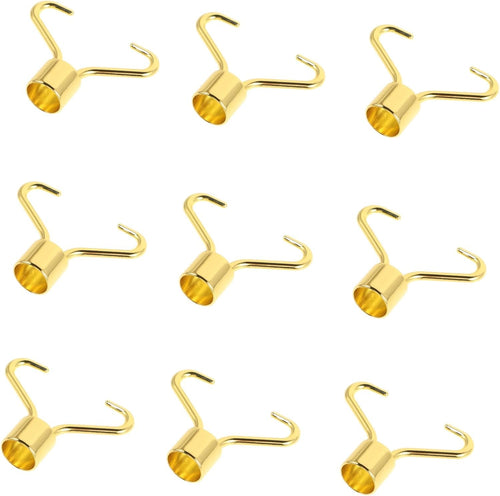PATKAW 10pcs Replacement Metal Handles for Beauty Roller Tool Ergonomic Design for Facial Massager and for