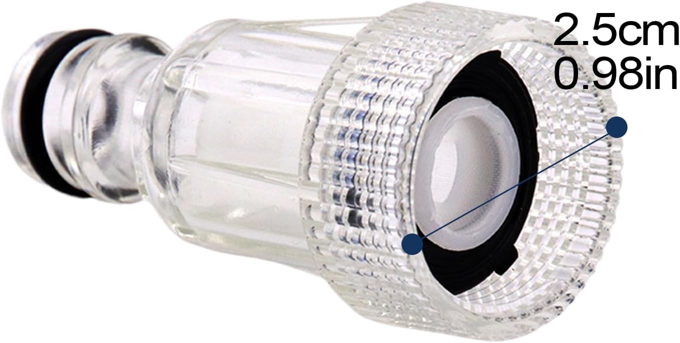 : Power Cleaner, Garden Hose, Inlet Part Pressure Adapter, Cleaning Tool, Easy Installation, High-Performance Functionality, Accessory for Professionals, 0.98 Inches