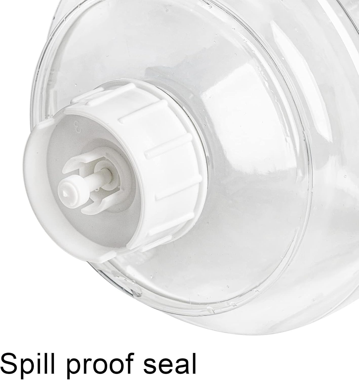 Hacaroa 2 Pack Automatic Cat Feeder and Water Dispenser, 2 L Gravity Pet Food Feeder and Waterer Set, Self Feeding Dog Bowl for Small Pets, Puppy, Kitten, 100% BPA-Free, Easily Clean, White