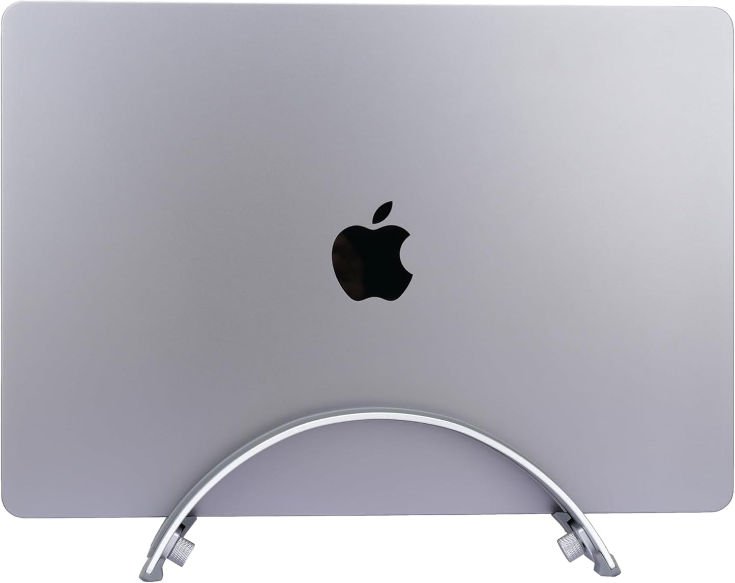Psitek ARC Adjustable Vertical Laptop Stand - 6061 Aluminum, CNC Precision, Anodized Finish, Fits All Laptops Including 17-inch, Ventilated Design, Anti-Slip Silicone Pads