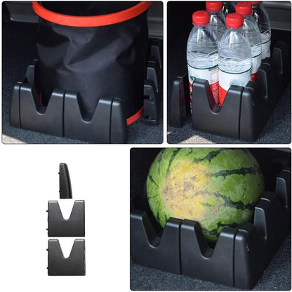 Cargo Organizer Blocks: 2 Sets Car Trunk Storage Organizer Blocks Carpet for Car/Truck/Suv/Van