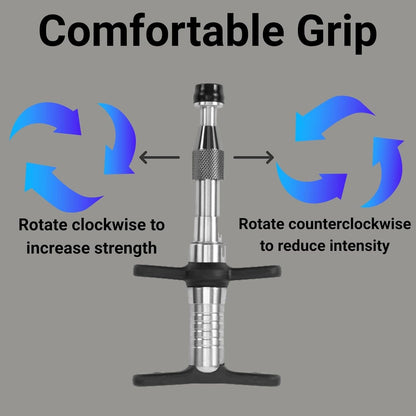 DHASUWT Chiropractic Adjusting Tool, 80-280N Adjustments Manual Spine Chiropractic Correction Tool, Professional Massage Equipment for Face and Spine Relax, Chiropractor Tool Relief Neck Back Pain