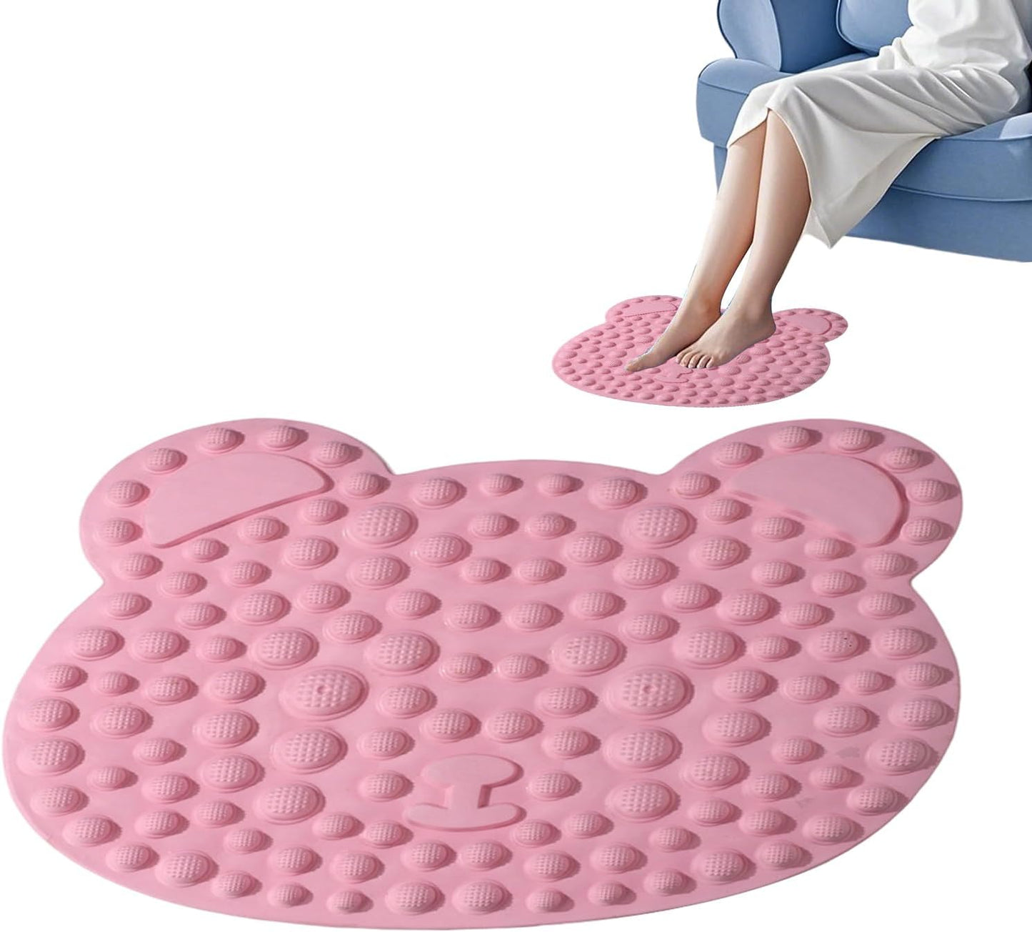 Foot Massage Mat,Portable Foot Massage Pad - Lightweight Ergonomic Health Products, Anti-Slip Massager Board for Home Studio Fitness Post-Workout Recovery