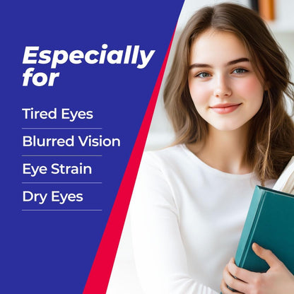 AFC Japan Diamond Vision PRO – Improved, Up-Sized Formula - Lutein & Zeaxanthin 4X with Eye Vitamins – Visual Health Supplement for Adults, Screen Exposure, Night Use, 60 Softgels