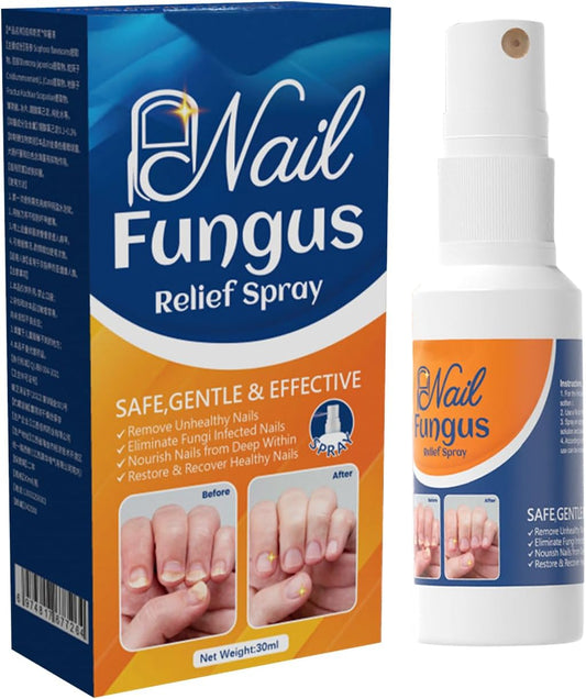Nail Strengthener Spray, Toenail Care Treatments, 4.02x1.14in Gentle Long-Lasting Formula, Repair and Protect, Fast Absorbing Spray for Damaged Thickened Toenails Cares