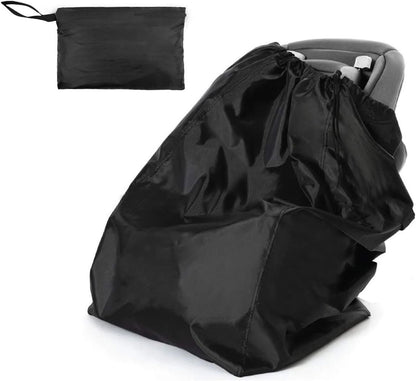 Car Seat Travel Bag and Carrier for Gate Check Made with Water Resistant and Rip Resistant Fabric Fit for Airport, Airplane Gate Check, Car Trips with Self Organizer Case Pocket