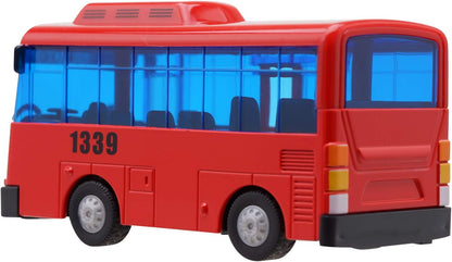 Tayo the Little Bus 120 Metal Die-Casting Bus Toy Push and Go Play Vehicles Toy & Games for Kids, Girls & Boys Animation Character Friends (GANI The Red Bus)