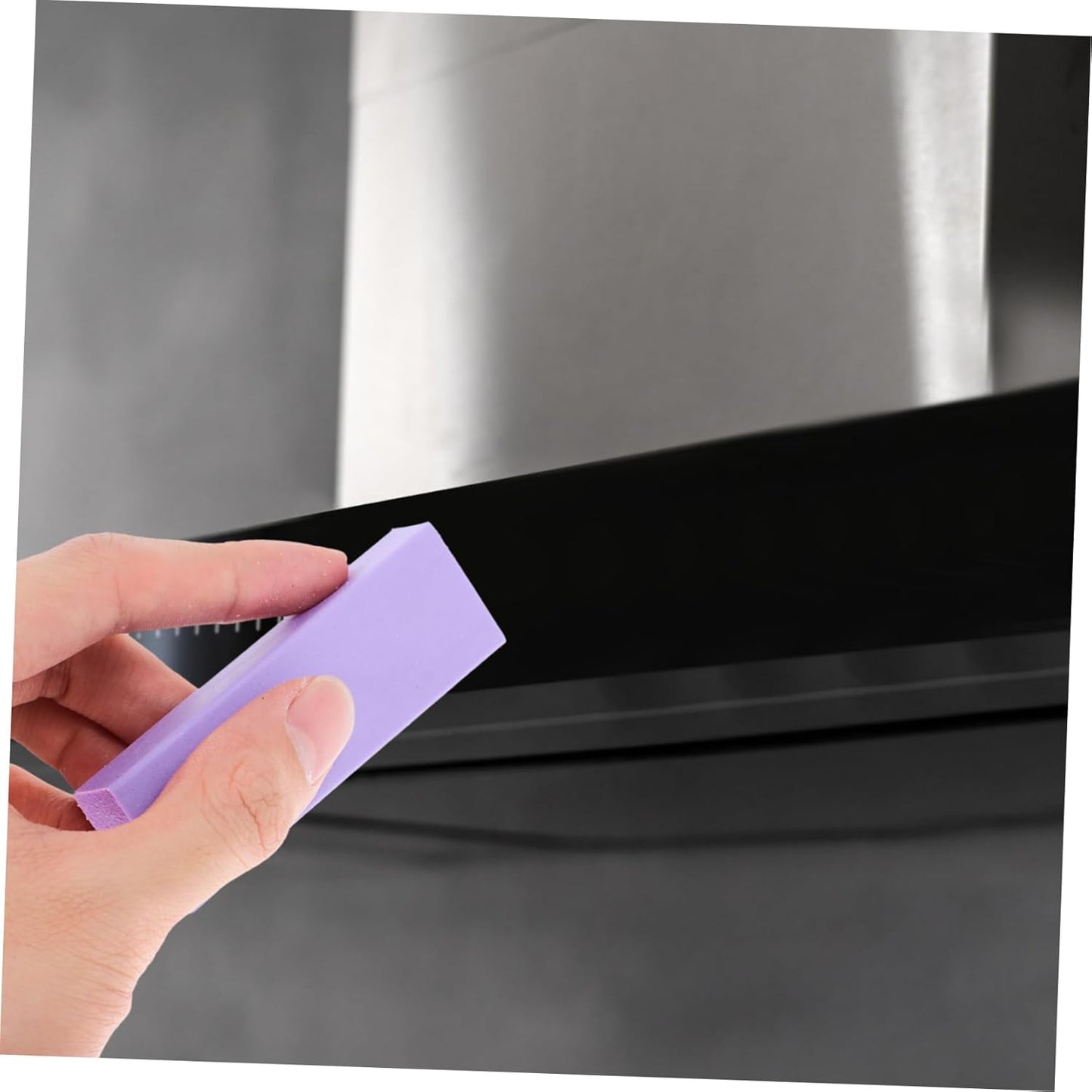minkissy Eraser to Remove Stains Drainer Cleaner Drain Unblocker Holder Soft Gummy Stone Refill Snowboard Gummy Stone Granite Polishing Pads Sponge Sandpaper Block Rubber Purple