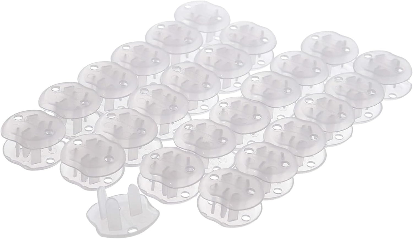 Dreambaby Electric Outlet Socket Plug Cover - Baby Proofing Plug Protectors - Power Point Safety Plugs Guard Covers - 48 Count
