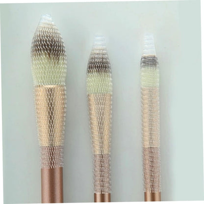 VALICLUD 100 Pieces Brush Cover Protection for Cosmetic Brushes Accessory for Make Up