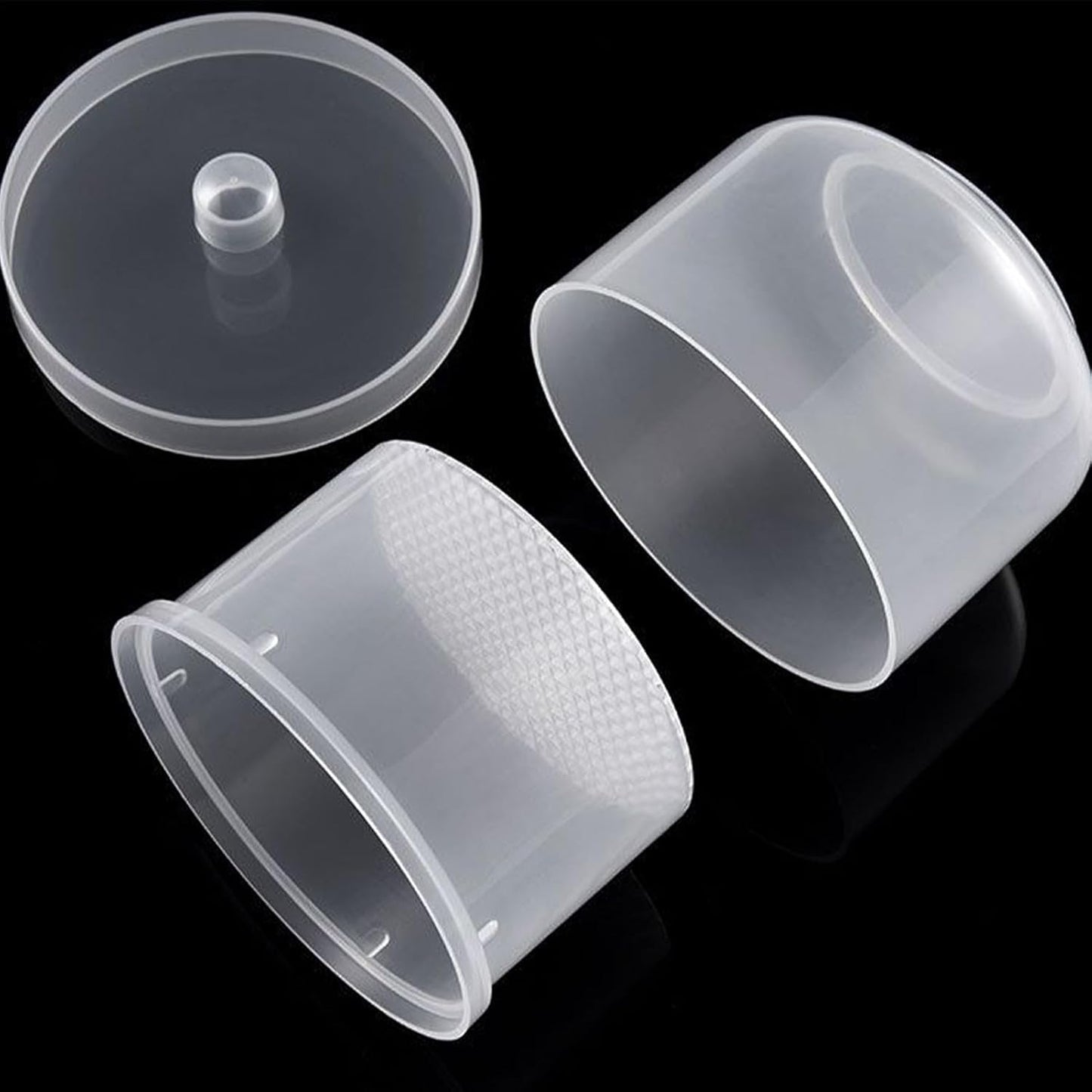 Nail Tool Sterilizer, Clippers Cleaning Container, 3,5 x 2,64 in High Temperature Resistant Build, Compact Hygienic Storage, Portable Beauty Tools for Manicure, Pedicure, Home