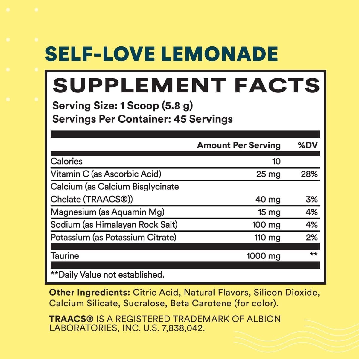 Hydration Powder - Cira x Alicia McCarvell's Electrolyte Drink Mix with Himalayan Salt for Dehydration Relief and Recovery - Self Love Lemonade, 45 Servings