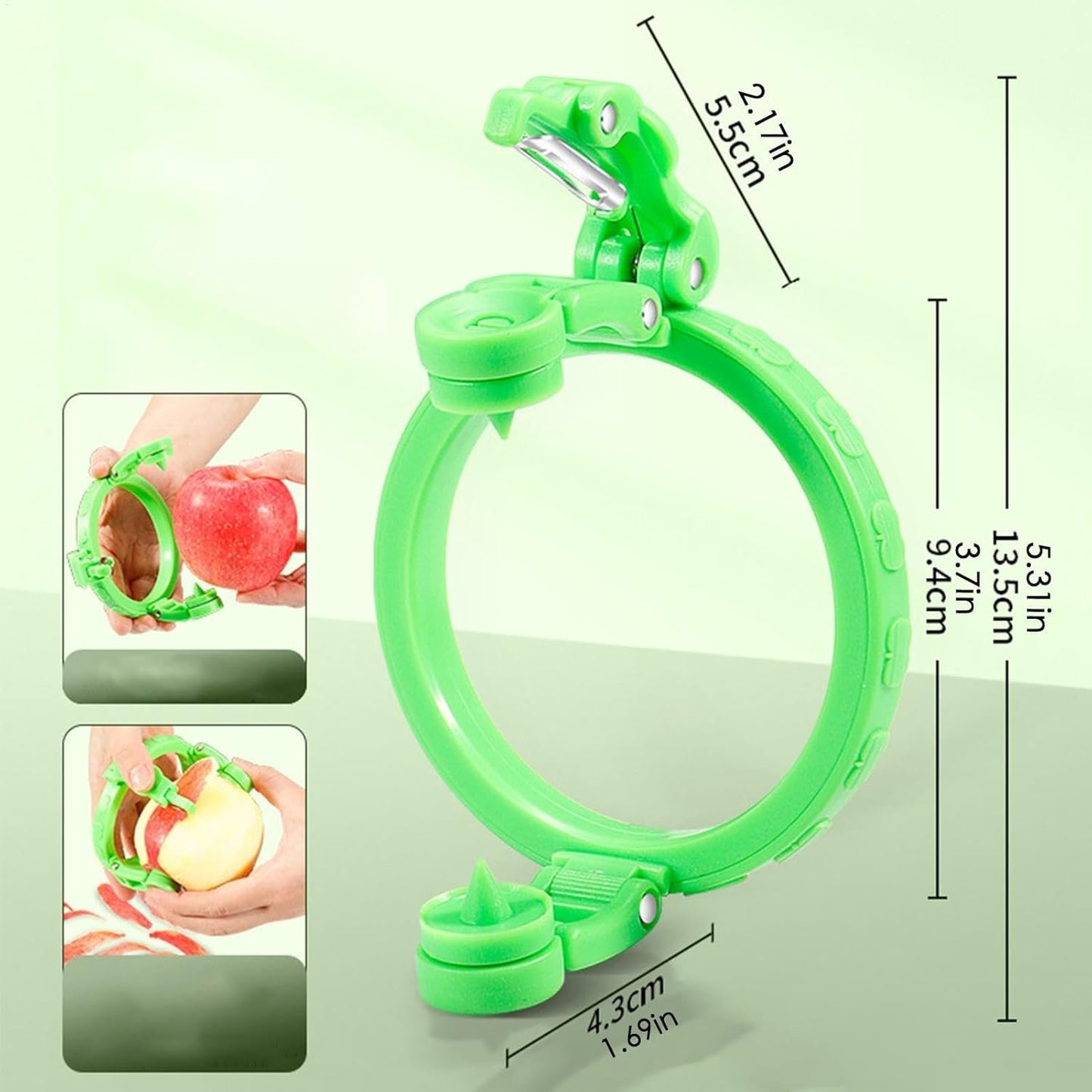 Fruit Peeler,Pear Peeling Gadget Tool - Pear Potato Orange Peeler Tool Peeling Machine for Quick Prep Tasks