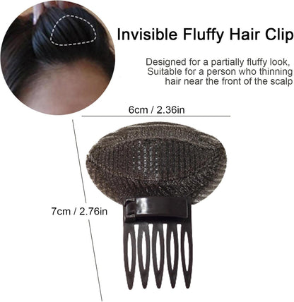 Volume Hair Clip - Basic Volume Hair Comb, Sponge Front Hair Clip, Volume Increase Hair Cushion for Women Girls, 7 x 6 cm
