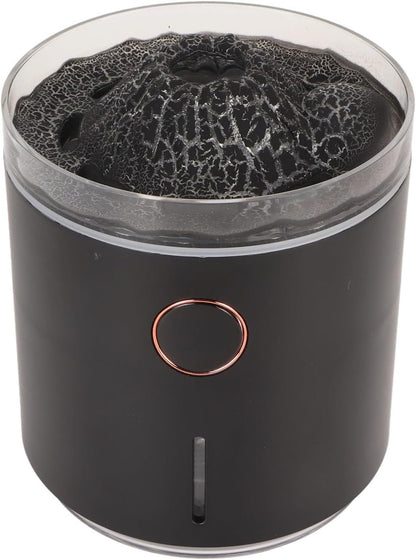 Flame Essential Oil Diffuser, Flame Diffuser Humidifier with Remote Control, Timer Colorful Ambient Night Light Fire Multifunctional Air Diffuser for Bedroom, Office, Home, Yoga