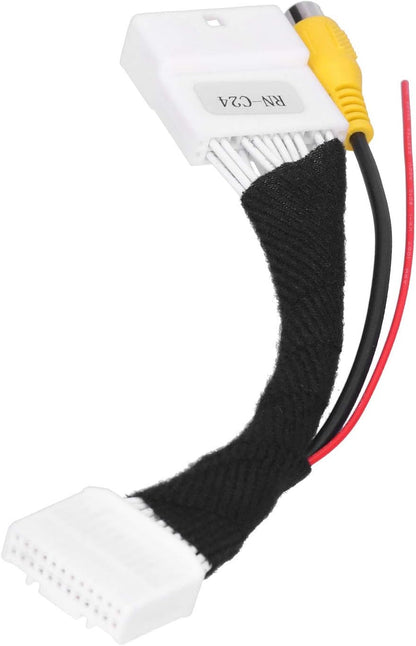 24 Pin Rear View Camera Adapter, Rearview Camera Connection Cable for RCA Adapter Suitable for Renault
