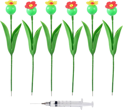 Distributore di mangimi per uccelli da esterno | Creativa decorativa per uccelli | Stazione di irrigazione per uccelli plug-in per esterni, accessorio da giardino per l'inaugurazione della casa
