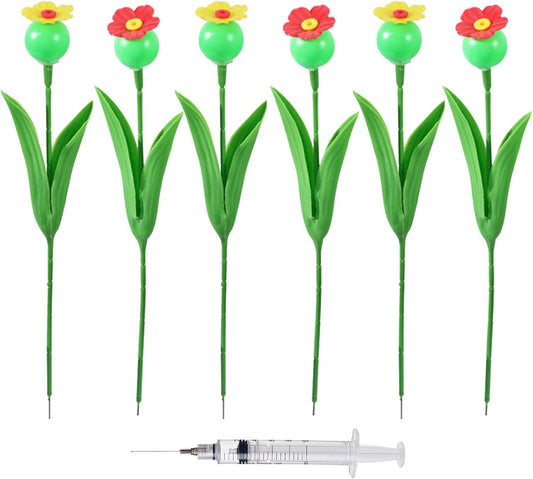 Distributore di mangimi per uccelli da esterno | Creativa decorativa per uccelli | Stazione di irrigazione per uccelli plug-in per esterni, accessorio da giardino per l'inaugurazione della casa