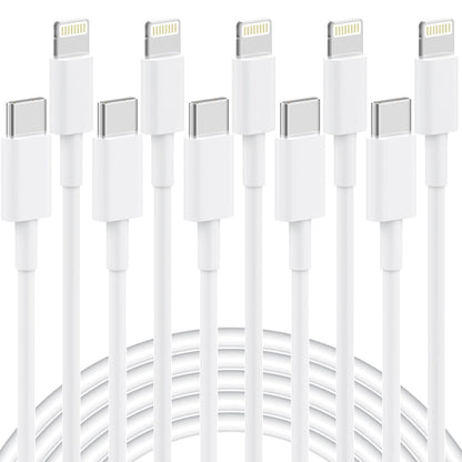 AZMOGDT 5Pack 6FT Long Lightning Cable Fast Charging iPhone Charger Cord for iPhone 14 13 12 11 Pro Max XR XS X 8 7 6 Plus SE, iPad