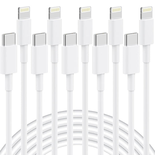 AZMOGDT 5Pack 6FT Long Lightning Cable Fast Charging iPhone Charger Cord for iPhone 14 13 12 11 Pro Max XR XS X 8 7 6 Plus SE, iPad
