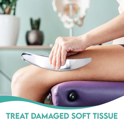 COZLOW 3 in 1 Muscle Scraper Tool Set | Stainless Steel IASTM Tool Muscle Scraper Kit for Accelerating Recovery, Reducing Muscle Soreness, and Soft Tissue Massaging