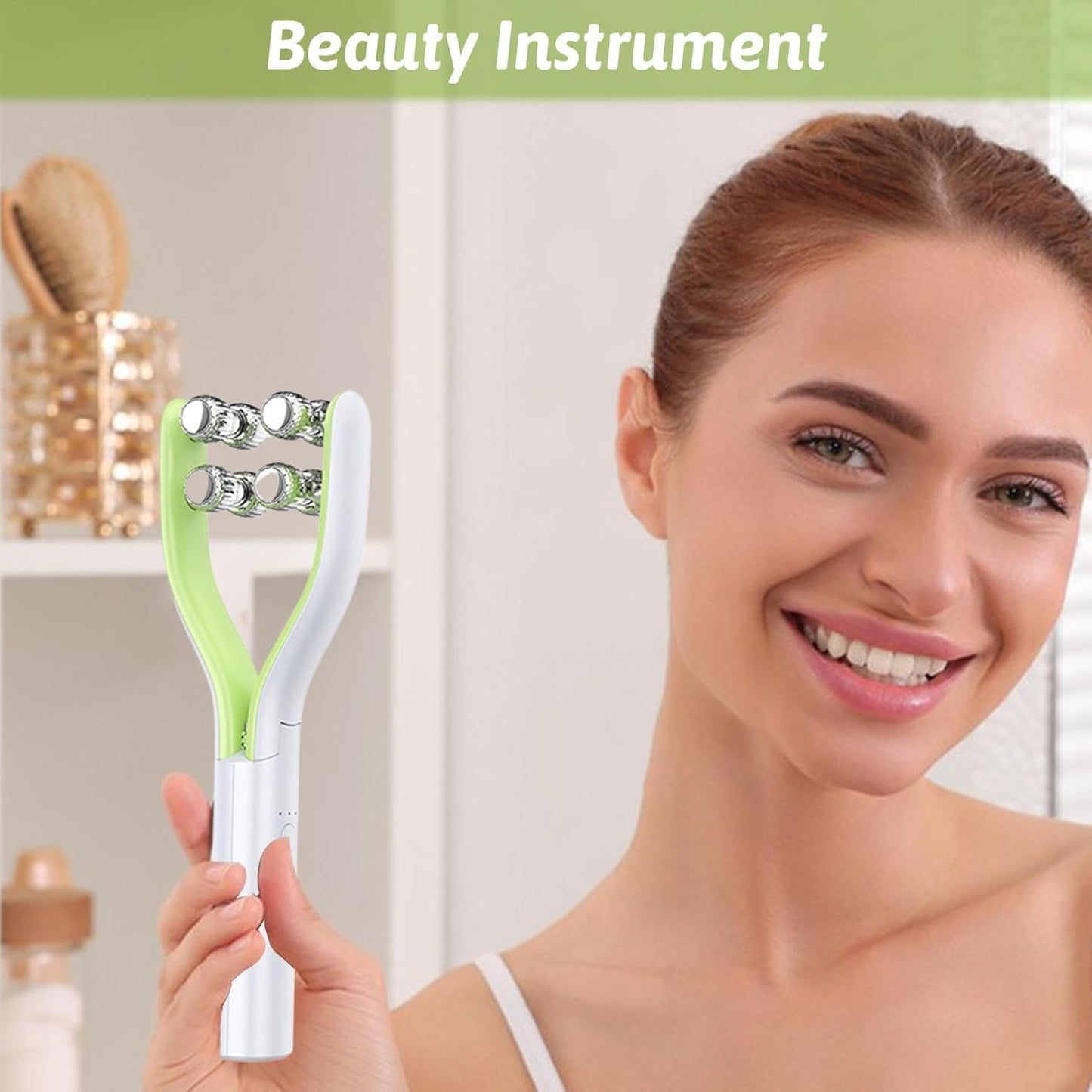 Face Massager Roller, Sculpting Skin Care Roller, Adjustable Face Neck Roller, Face Sculptor Beauty Roller, Skincare Roller for Face, Neck and Face Massage Device, Beauty Massager Roller,