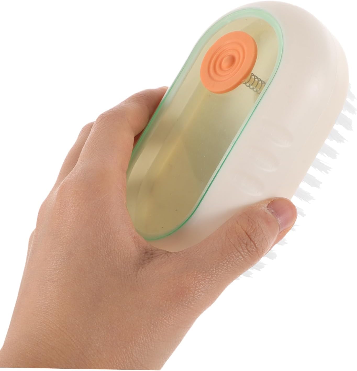 DECORNIJIA Multifunctional Shoe Cleaning Brush with Liquid Dispenser Ergonomic Design for Shoes and Clothes Soft Bristles for Gentle Cleaning Essential Home Maintenance Tool