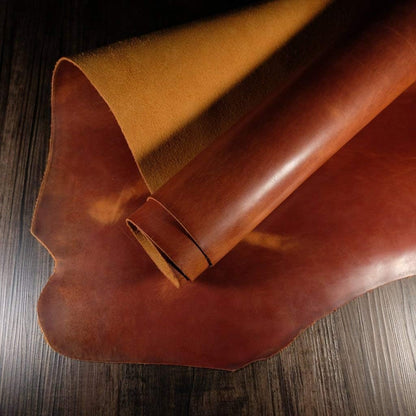 Tannery Finished Genuine Cowhide Full Grain Leather Craft | Home Supplies Leather Craft Tools Sewing Hobbies Workshop Leather Crafts Tan Leather