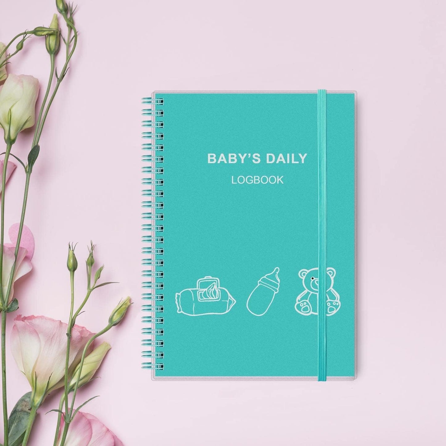 Baby's Daily Log Book - A5 Baby Tracker for Newborns, Schedule for Tracking Newborn Baby's Daily Routine, 150 Easy to Fill Pages Track and Monitor Nursing, Sleep, Feeding, Diapers, Pumping and More