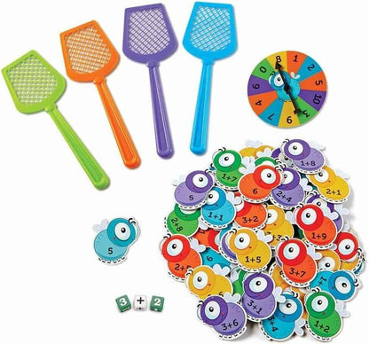 Learning Resources Mathswatters Addition & Subtraction Game - 99 Pieces, Age 5+ Math Games for Kids, Educational Games, Preschool Math, Kindergartner Learning Games