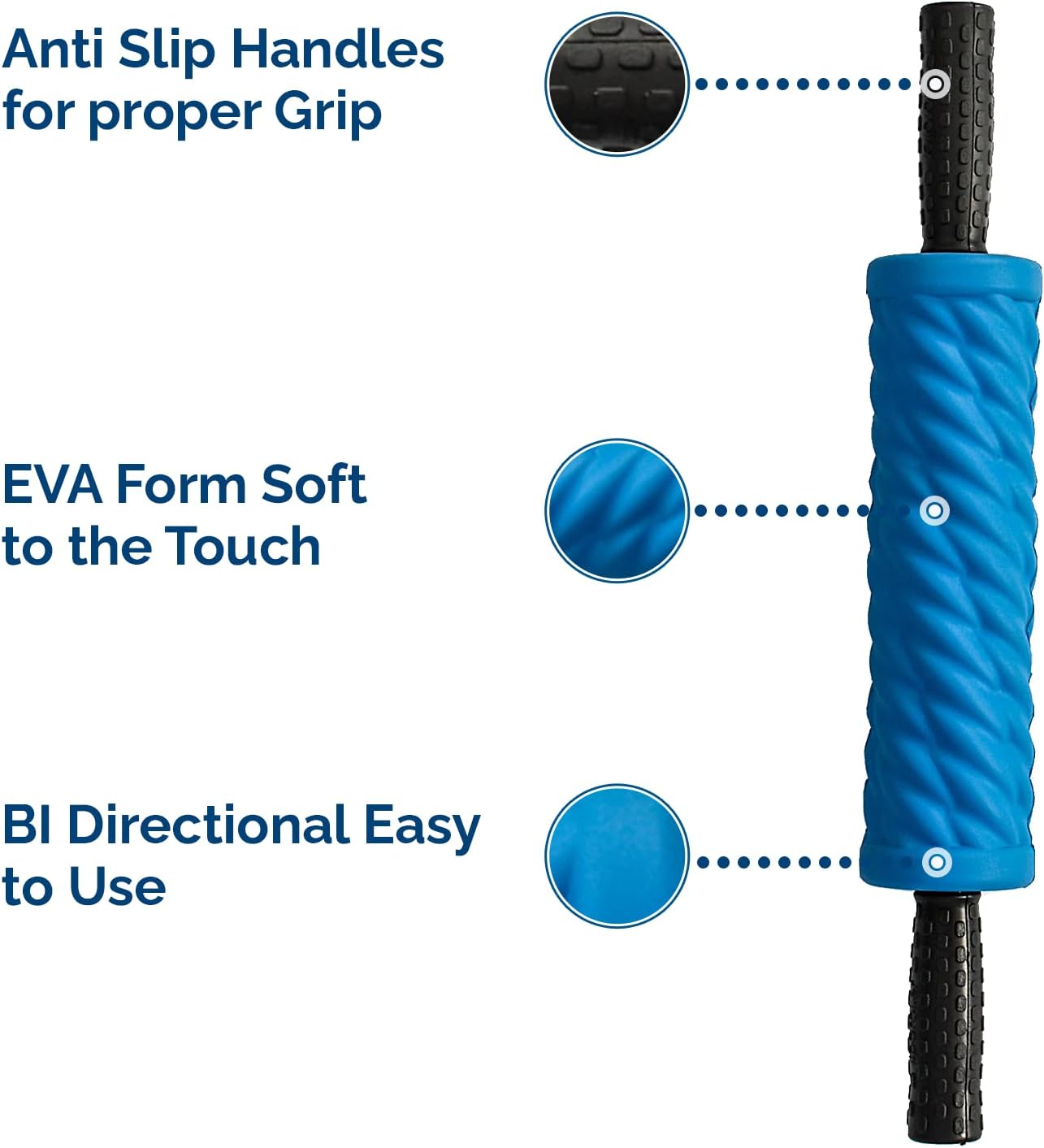 LIPOROLLER The Original - Liposuction Massage Roller - Easy to Roll, Special Ridges and Grooves to Maximize Healing and Recovery for Liposuction Post Surgery