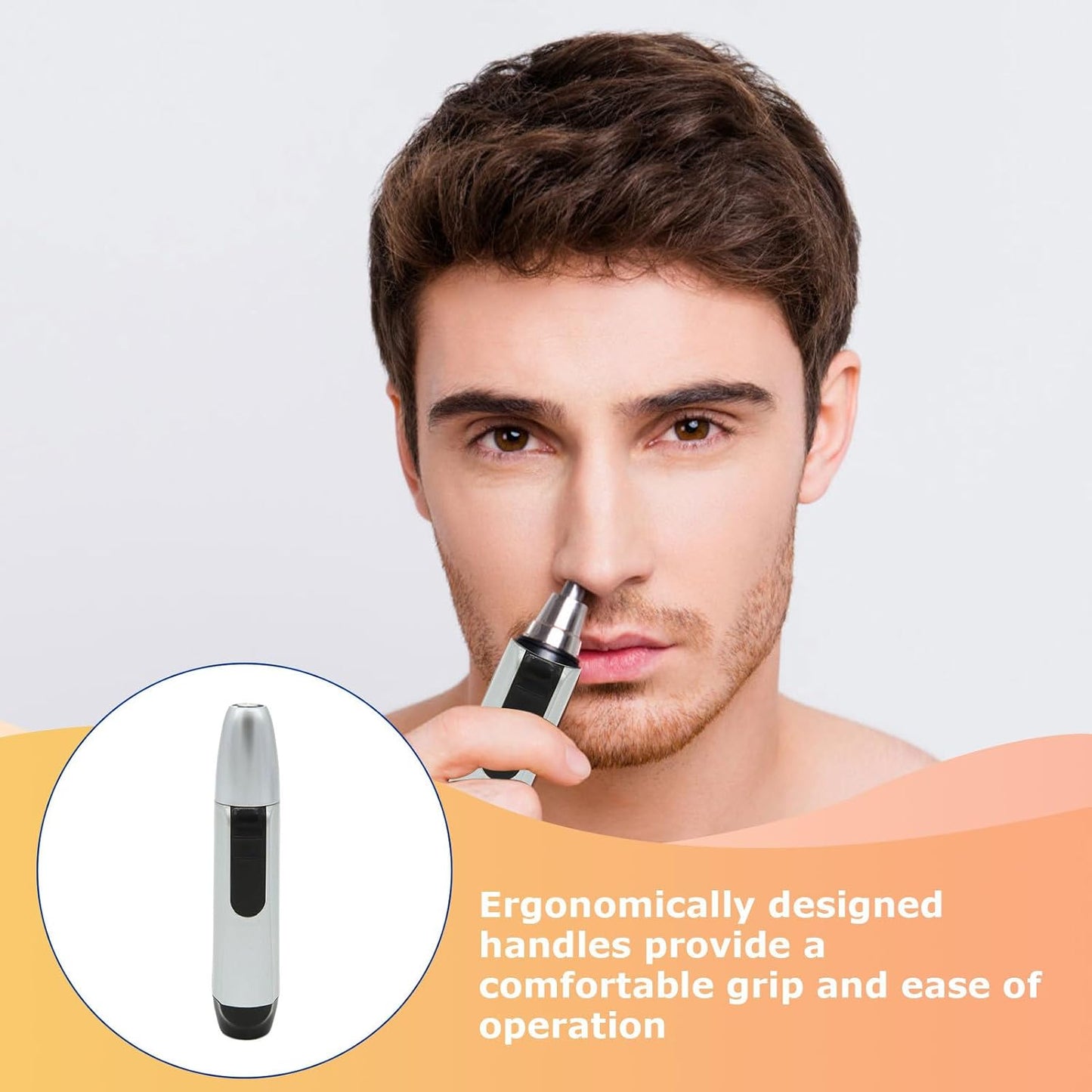 Nose Hair Clipper, Electric Shaver for Men and Women, Precision Trimming Device, Compact Grooming Solution, Lightweight Personal Hygiene Tool for Travel & Daily Use