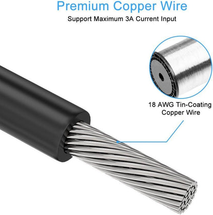 J&D PCIe 6 Pin to PCIe 8 Pin Power Adapter Cable (2 Pack), PCI Express 6 pin to 8 pin Adapter Power Cable, 12 inch