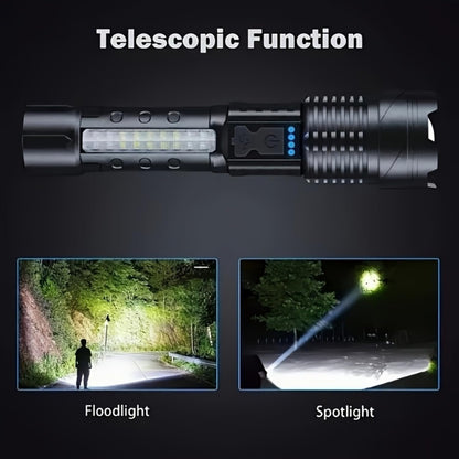 BEOWUI Suptruck Voltguard X95 Tactical Flashlight, 2 High Lumen Flashlights with 7 Light Modes, Ipx6 Waterproof, Strobe, 18650 Battery Powered, Must Have for Camping 2025 (2