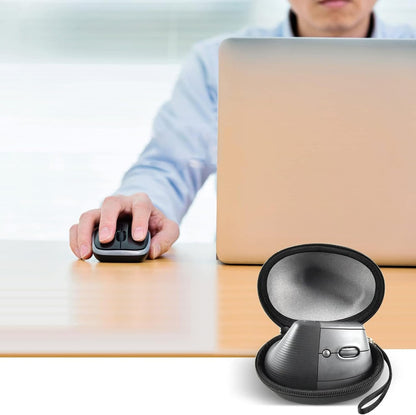 ANKHOH Case for Logitech Lift Vertical Ergonomic Mouse, Travel Carrying Holder Storage Box for Logi Wireless Bluetooth Cordless Upright Mouse - Bag Only (Black)