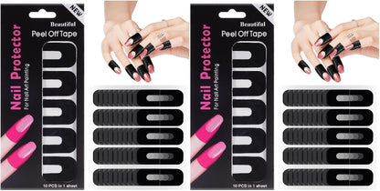FRCOLOR 200 Sheets Nail Polish Protector Nail Guards Nail Gel Stickers Nail Care Tools Nail Polish Protector For Fingers