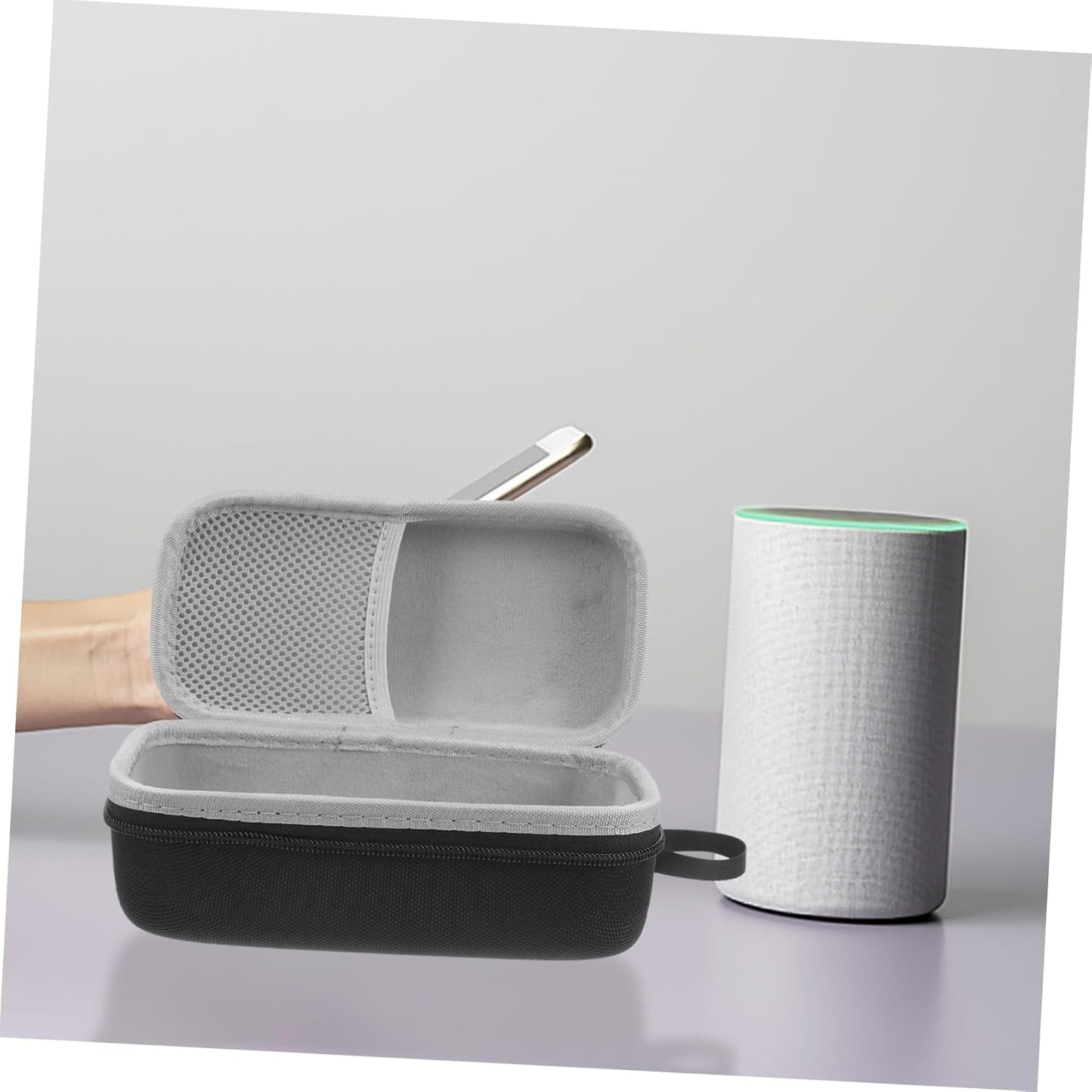 SHINEOFI Protective Case for Speakers and Portable Audio Organizer with Multifunctional Design for Use