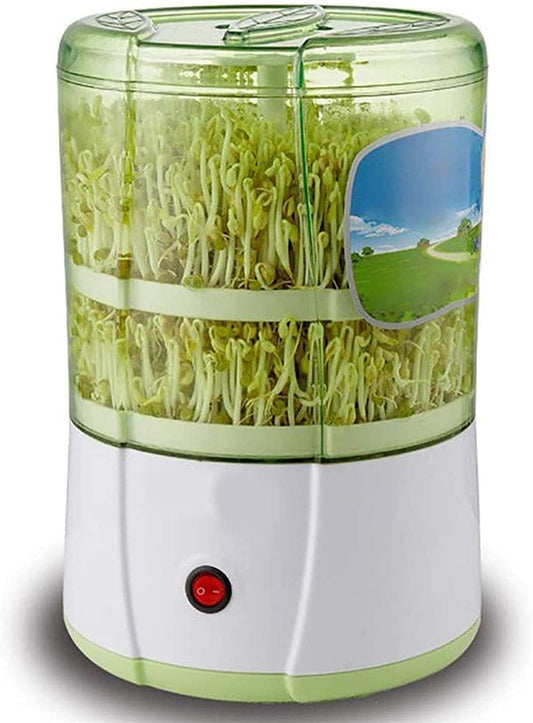 ABNNHK Macchina Automatica per germogli di soia, Produttore di germogli di soia, Secchio per la Coltivazione di piantine di Verdure Verdi, germogli