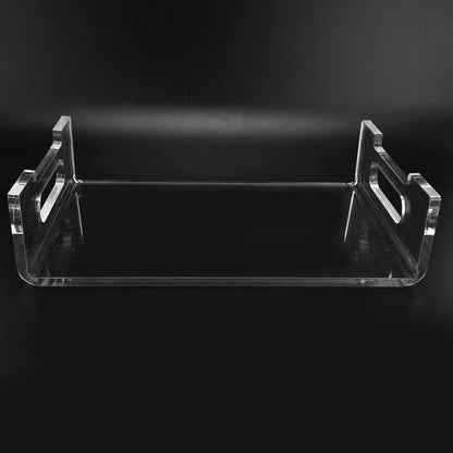 Computer Monitor Stand Riser for Desk, Acrylic Monitor Stand, Transparent and Eye Desk Riser for Home, School, and Office, for Ergonomic Workspace Organization