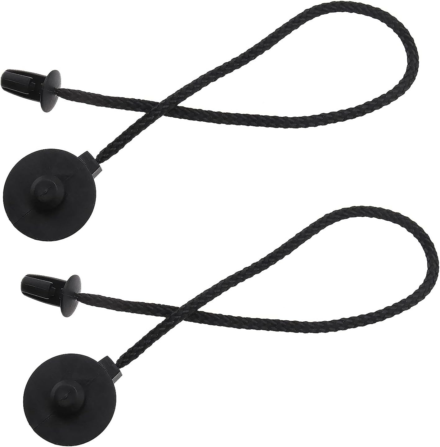 SING F LTD 2pcs Parcel Shelf String Rear Trunk Storage Bag Tray Straps Plastic CV6Z5846538A Compatible with MK3 Hatchback 2012-2018 Black