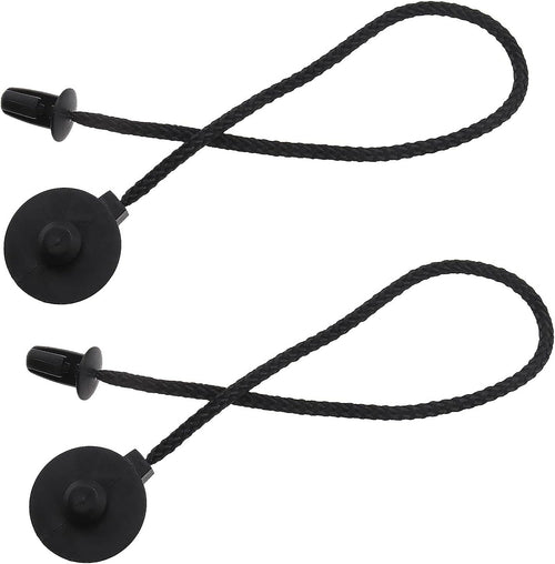 SING F LTD 2pcs Parcel Shelf String Rear Trunk Storage Bag Tray Straps Plastic CV6Z5846538A Compatible with MK3 Hatchback 2012-2018 Black