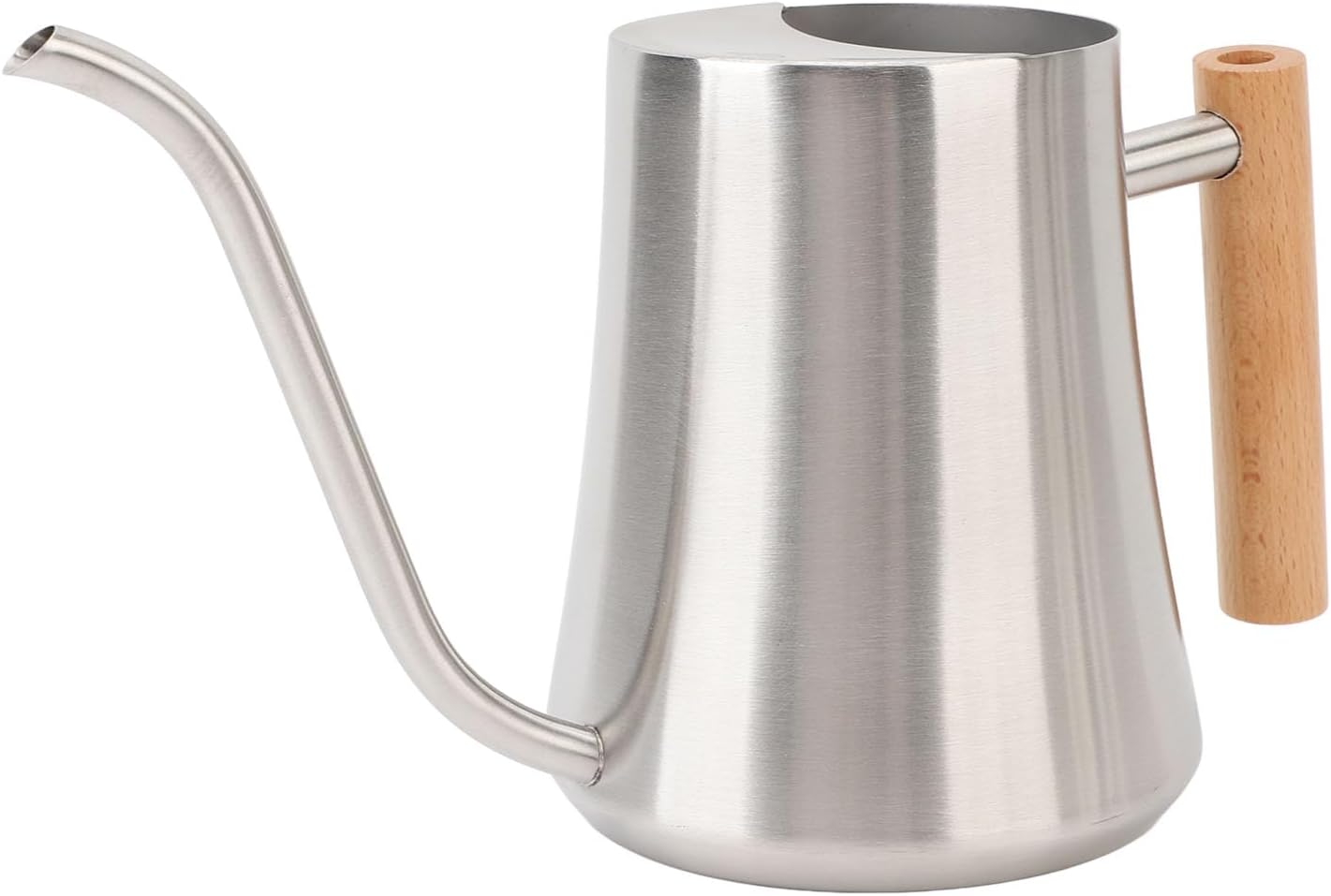 Elegante Lattina a Bordo Interno con Manico da Becco e in Legno - Design in Acciaio Colorato per Piante Domestiche, Ers, Succulente e Bonsai L Opachi Opachi (#3)