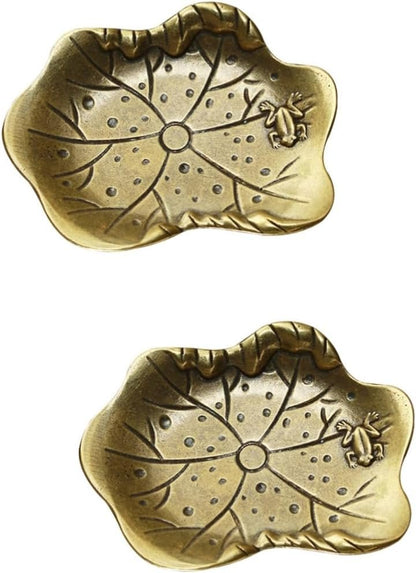 BESPORTBLE 2 Pezzi Vassoio Decorativo Foglia per Casa e Ufficio per Collane e Accessori Oggettistica Chic